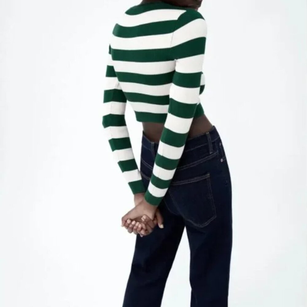 Zara Basic Rib Knit Sweater M - Picture 5 of 5